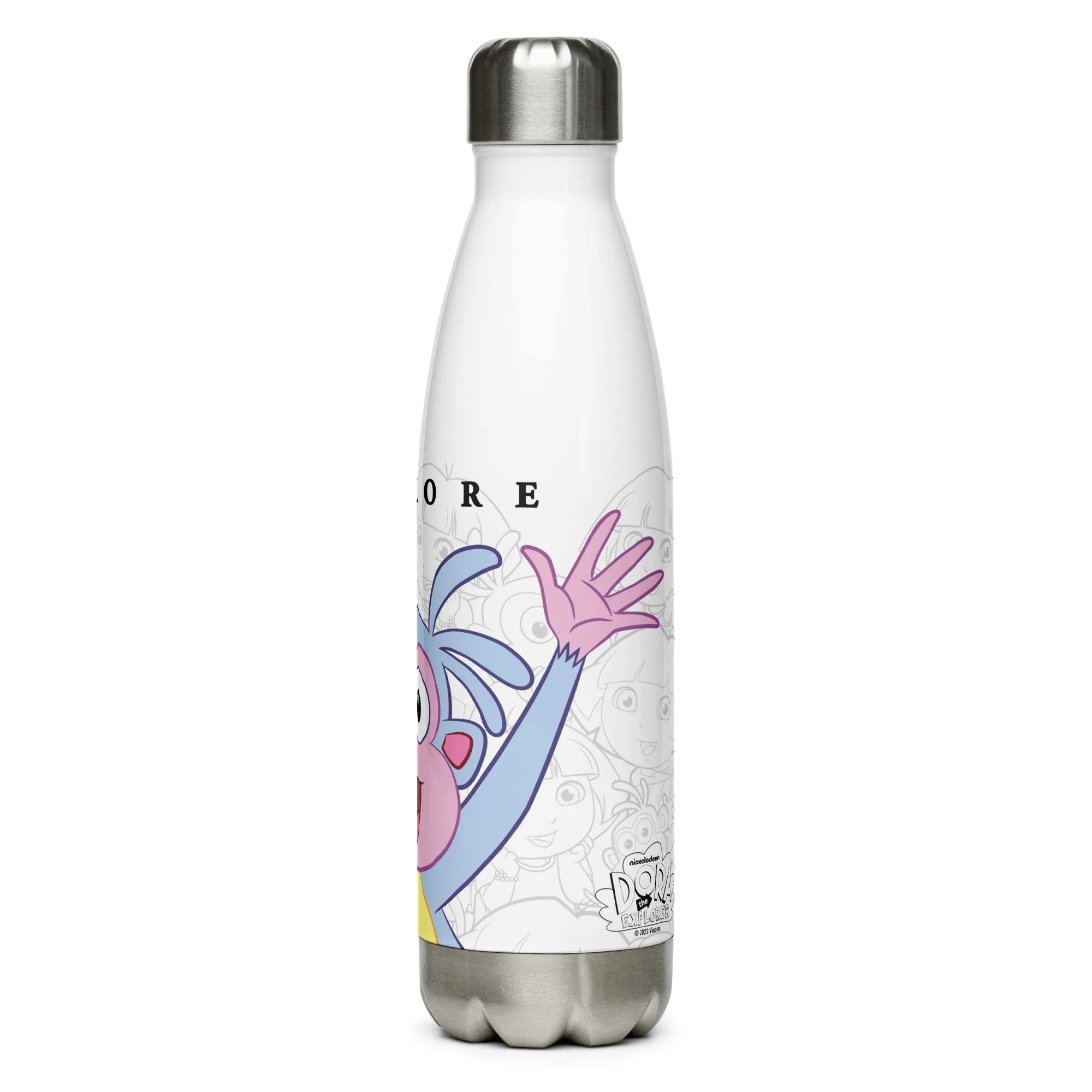 Dora the Explorer Boots Stainless Steel Water Bottle