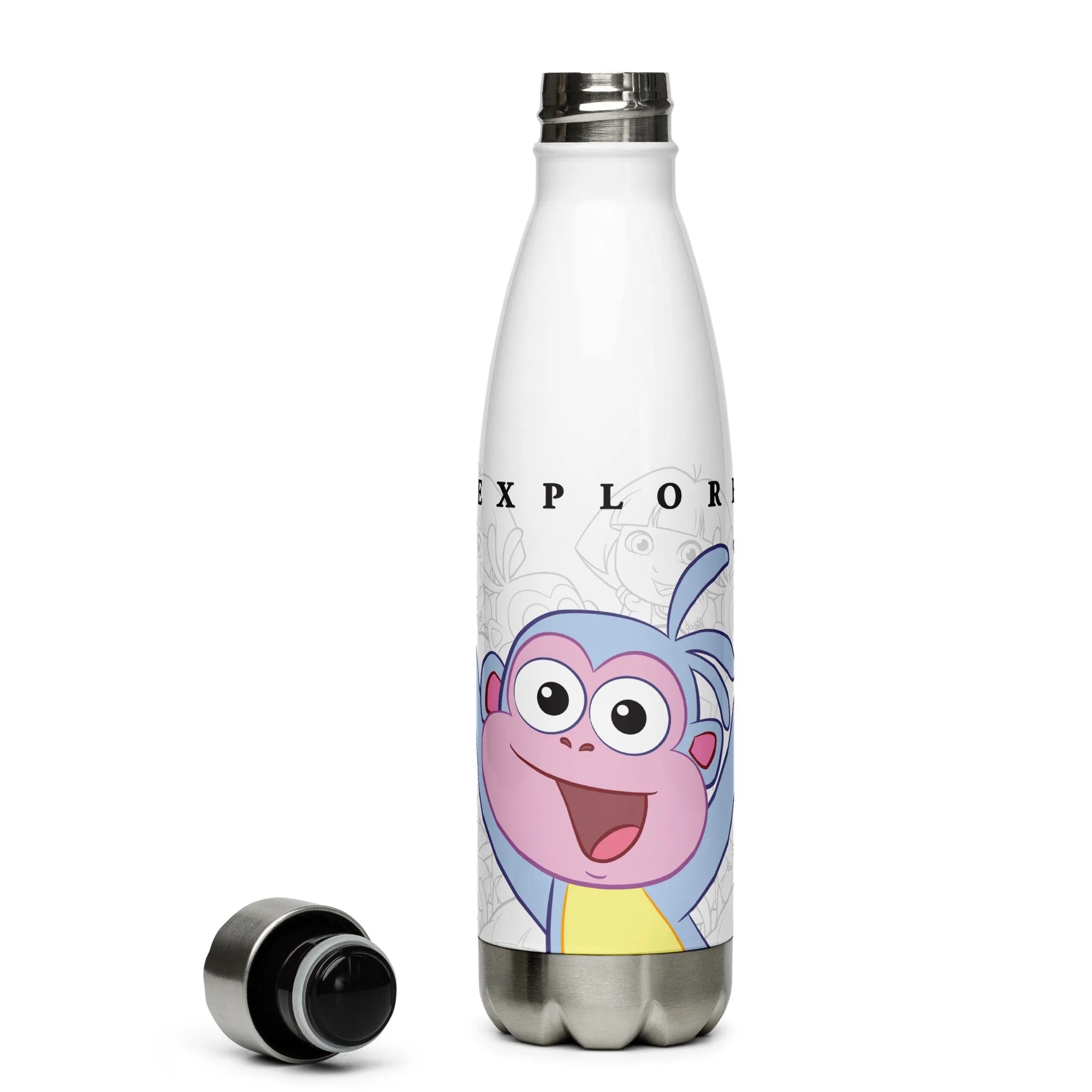 Dora the Explorer Boots Stainless Steel Water Bottle