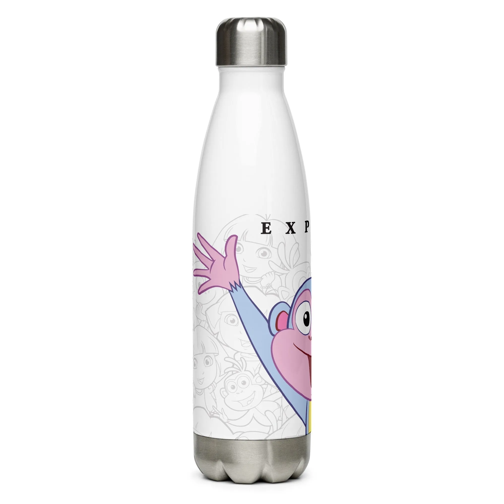 Dora the Explorer Boots Stainless Steel Water Bottle