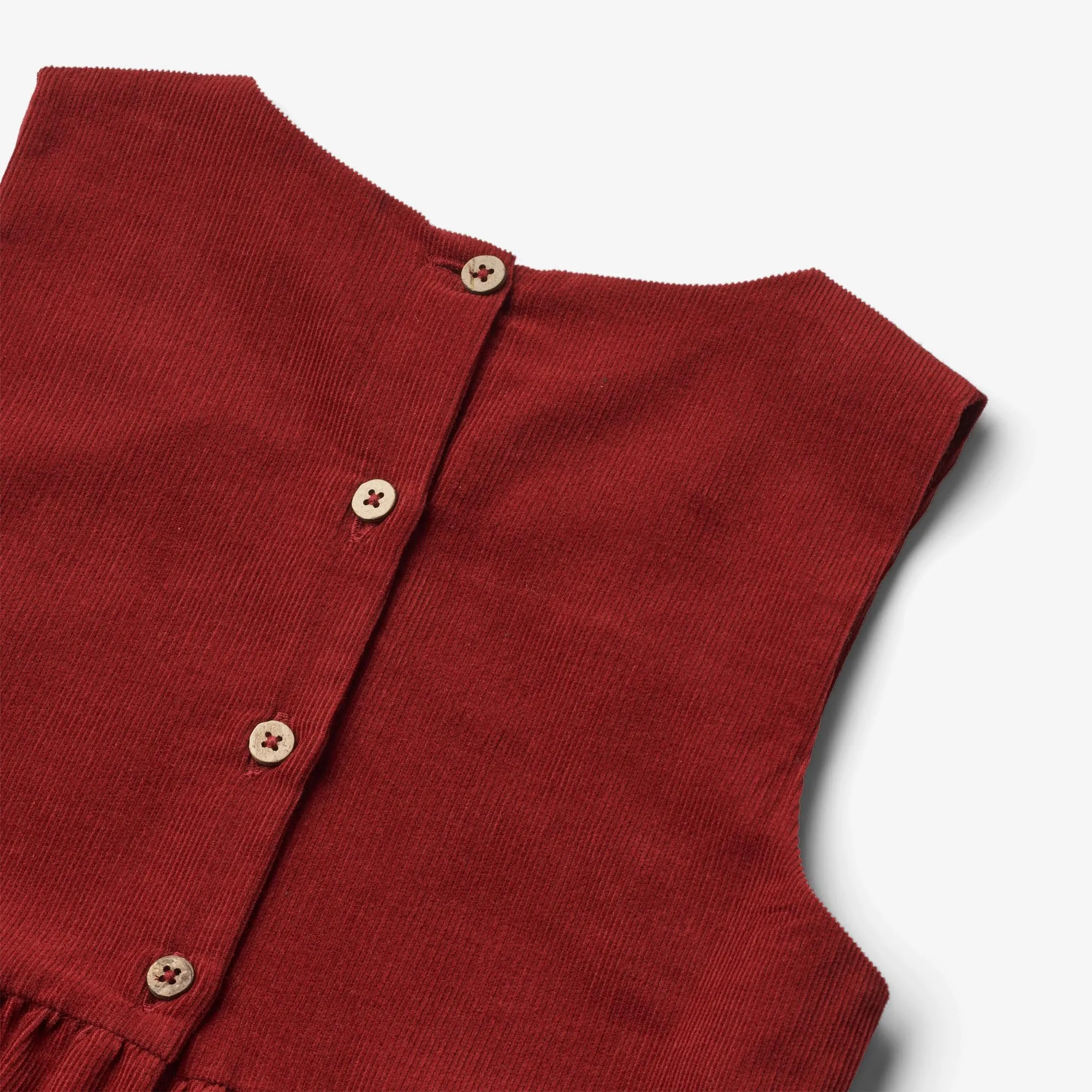 Dress Corduroy Thelma - cherry red