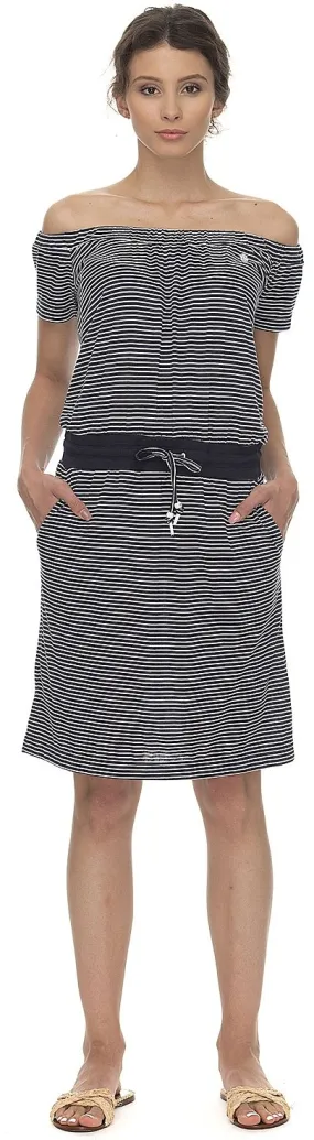 dress Ragwear Everly Stripes - 2028/Navy - women´s