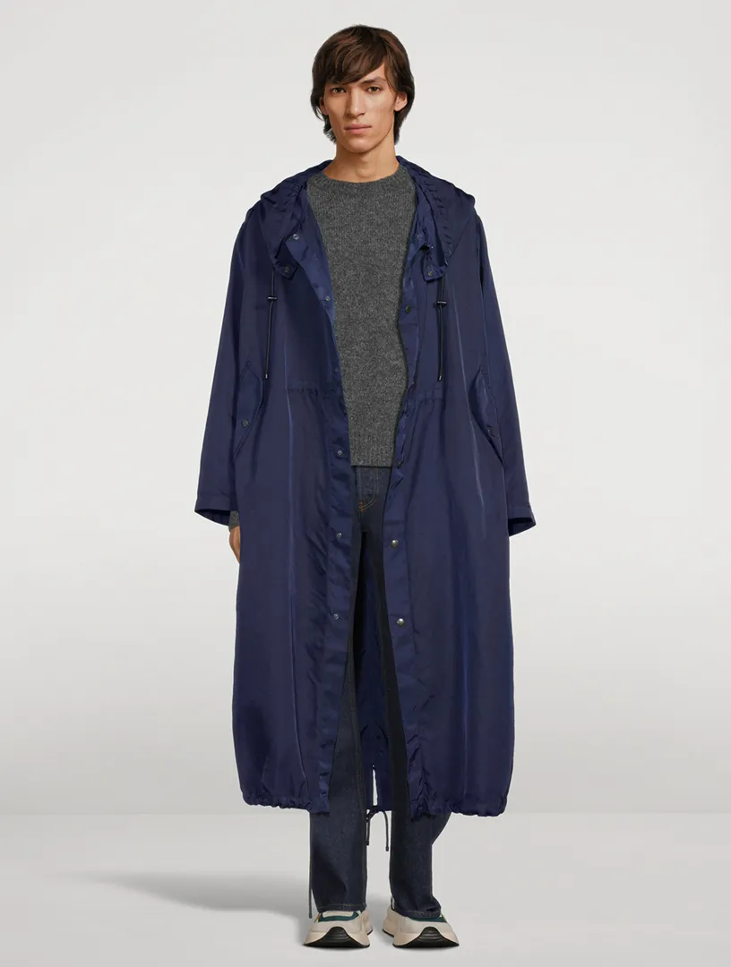 DRIES VAN NOTEN Long Nylon Coat