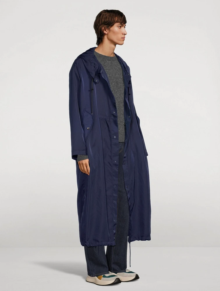 DRIES VAN NOTEN Long Nylon Coat