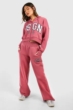 Dsgn Studio Applique Zip Through Hooded Tracksuit