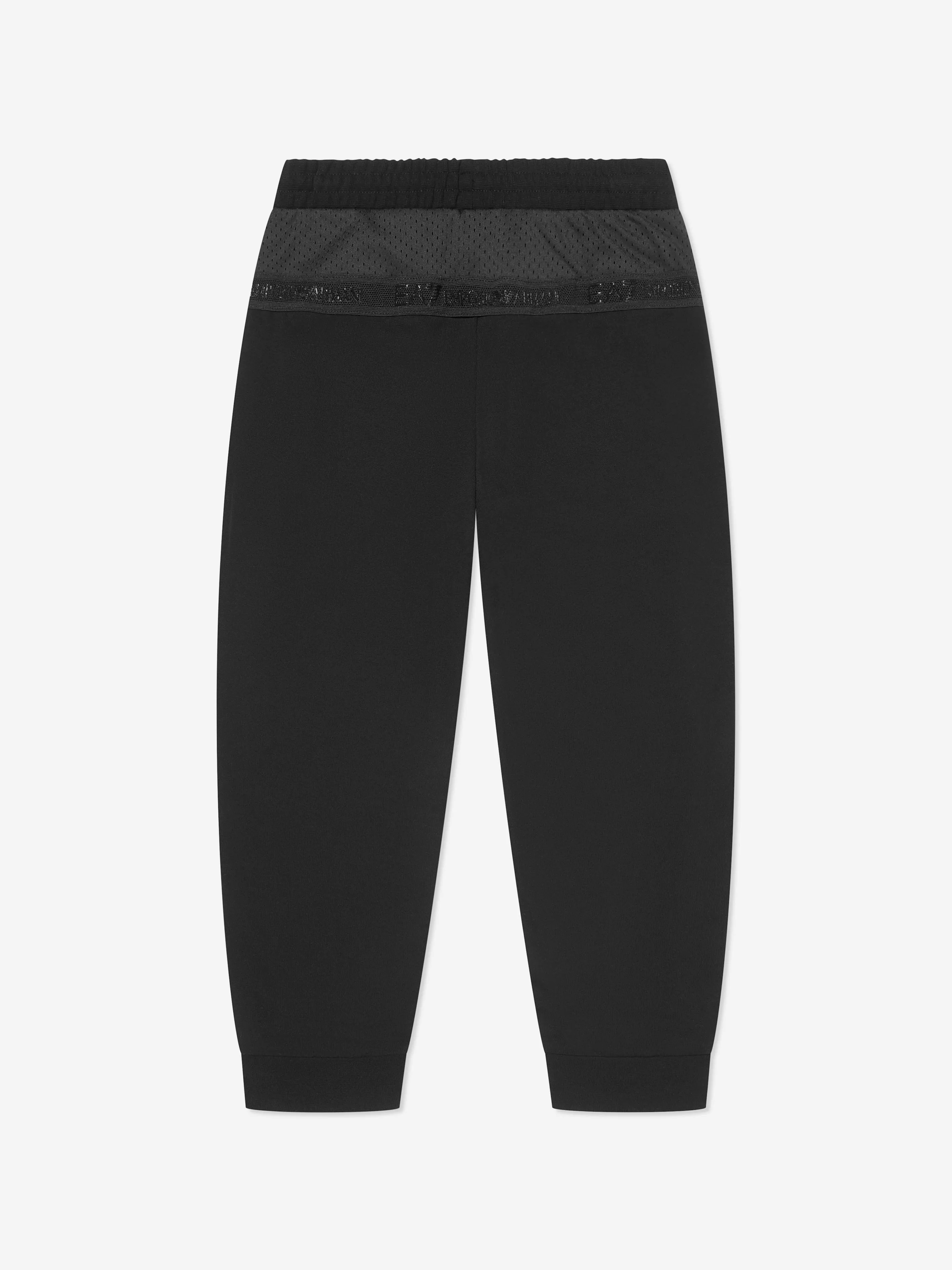 EA7 Emporio Armani Boys Logo Joggers in Black