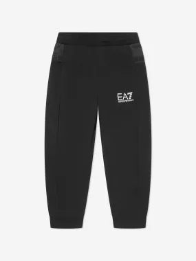 EA7 Emporio Armani Boys Logo Joggers in Black