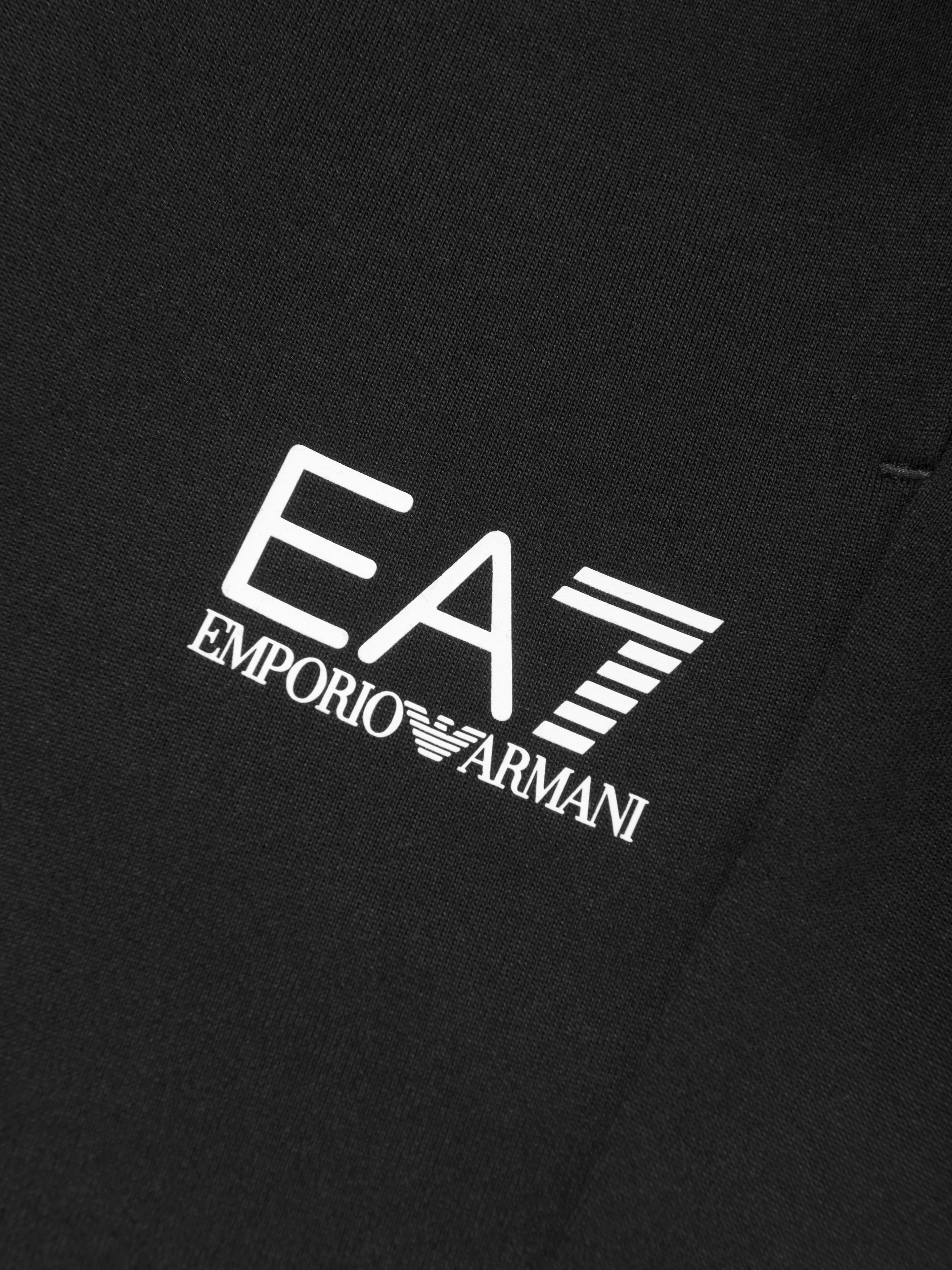 EA7 Emporio Armani Boys Logo Joggers in Black