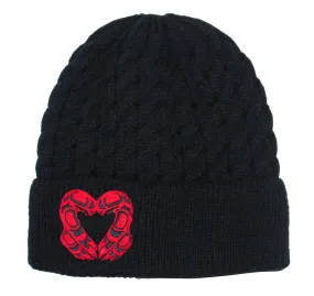 Eagle Heart Embroidered Knitted Hat by Roy Henry Vickers