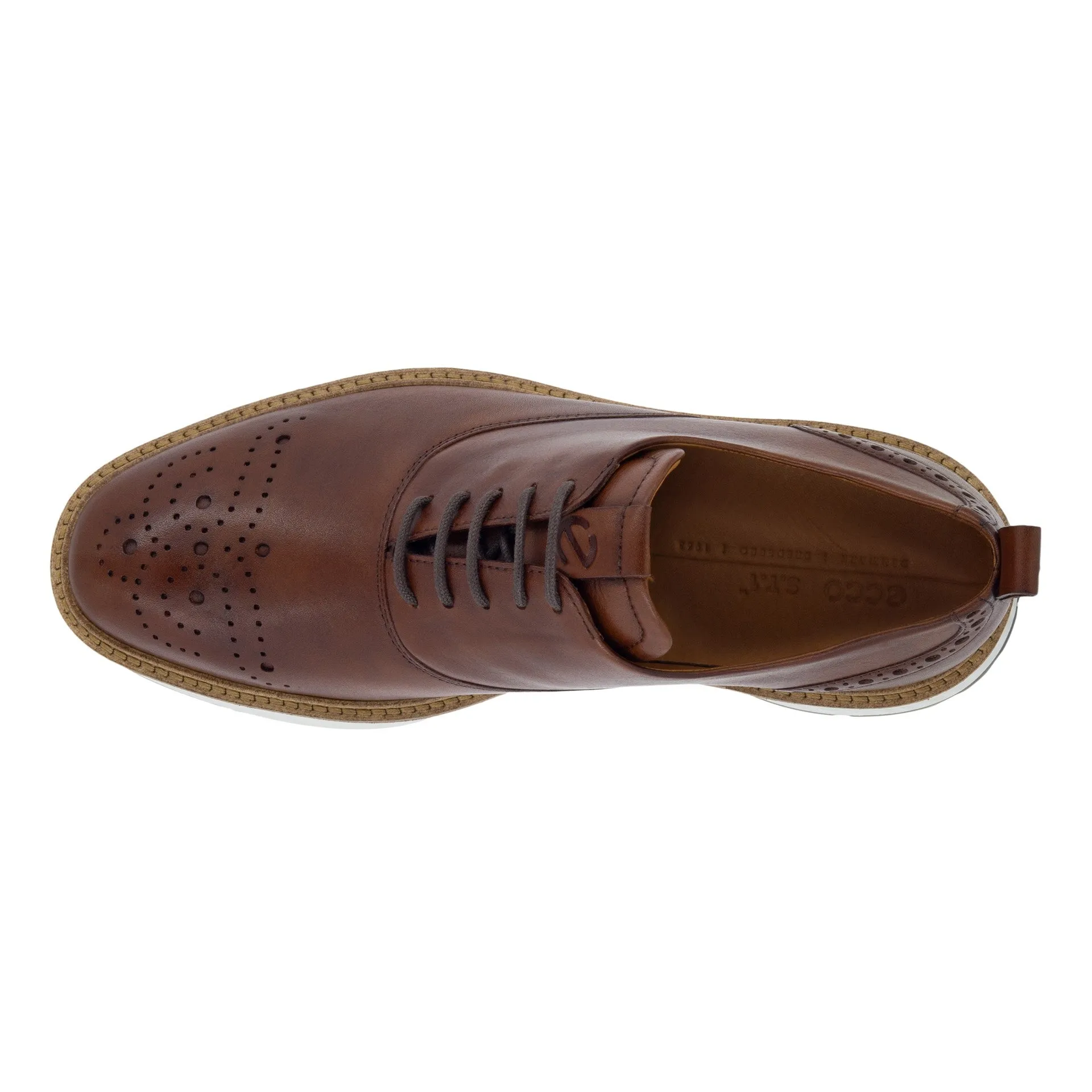 Ecco ST.1 Hybrid Derby Cognac Men's