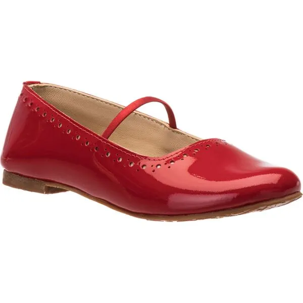 Elephantito Sasha Ballerina Flat, Red