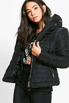 Emma Crop Bubble Coat