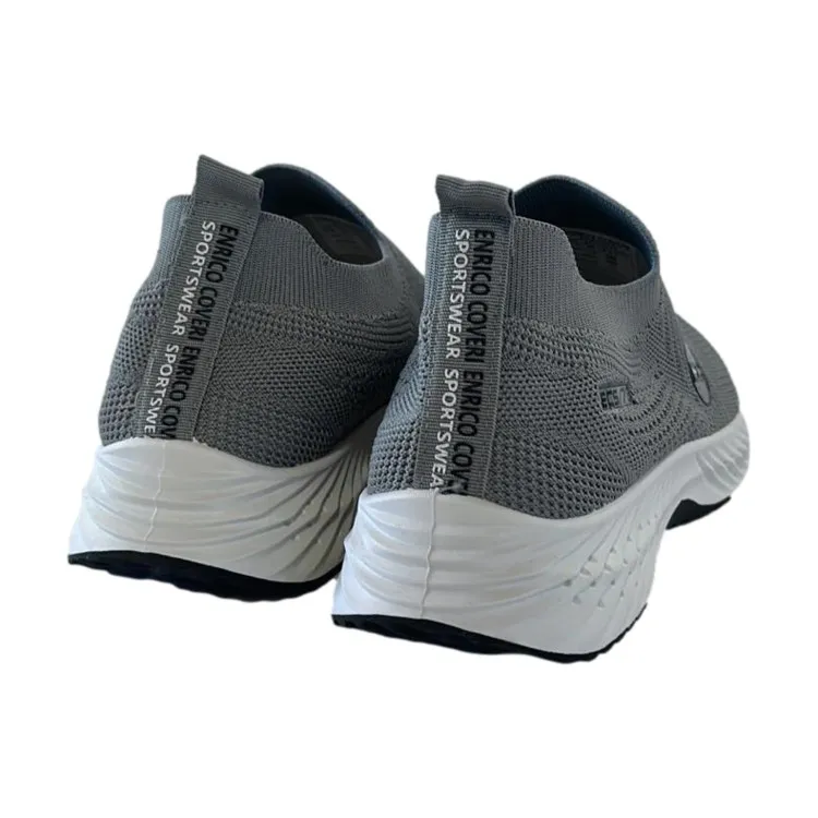 Gray Slip-On Men's Shoes by Enrico Coveri