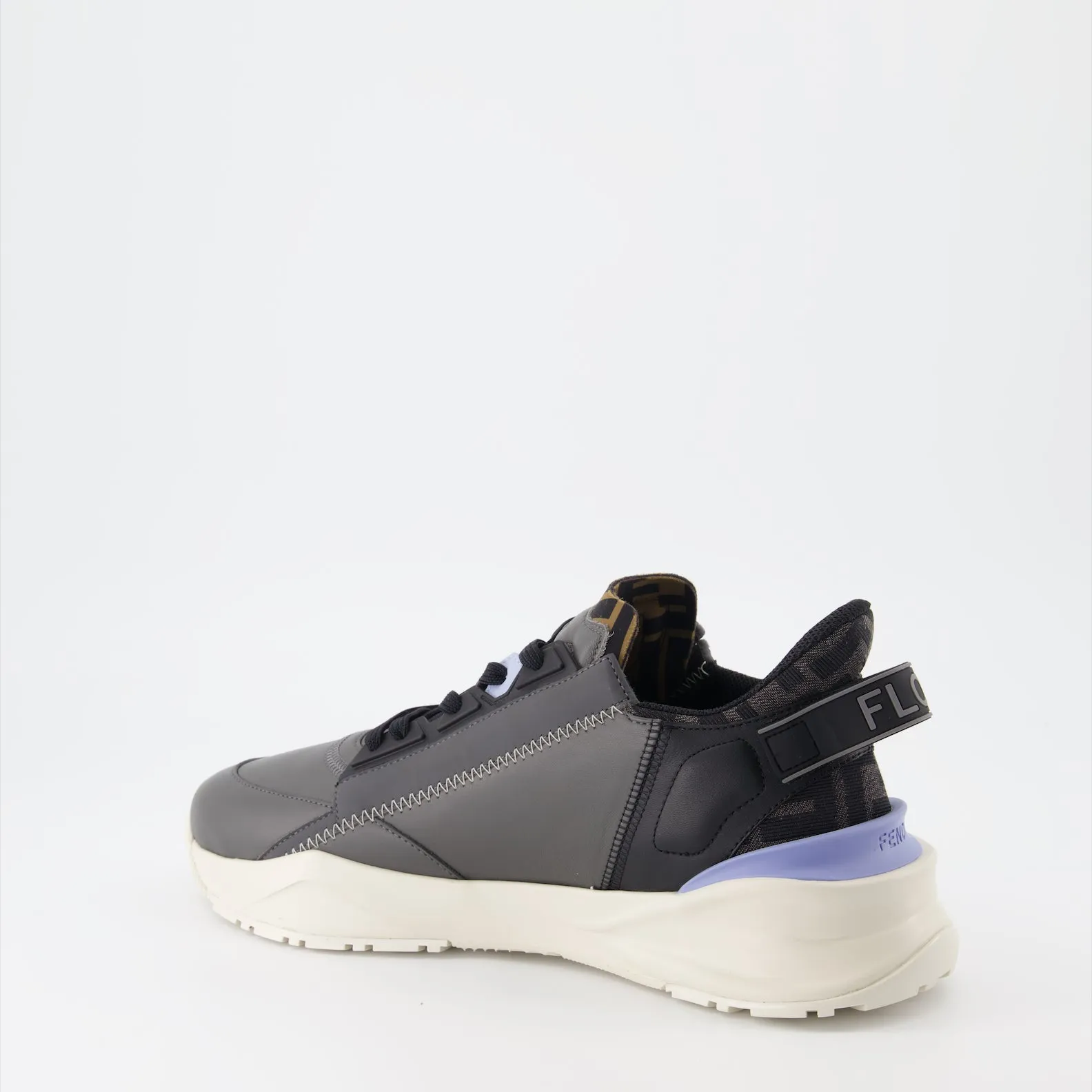 Fendi Flow Leather Sneakers