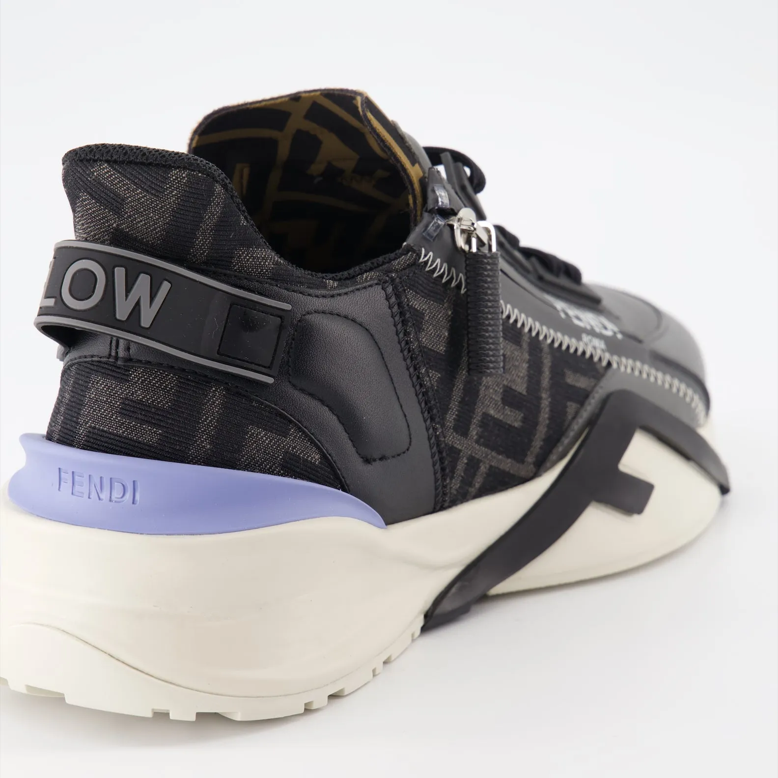 Fendi Flow Leather Sneakers