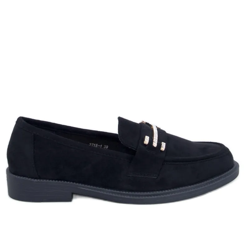 Ferdis Black women's moccasins