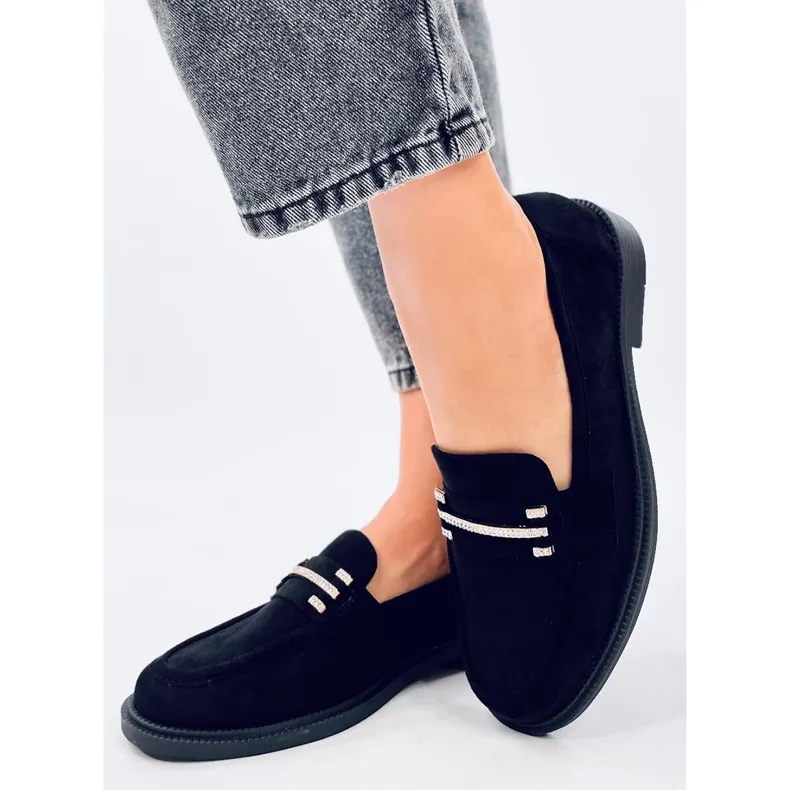 Ferdis Black women's moccasins