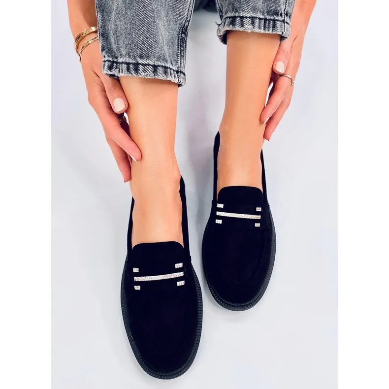 Ferdis Black women's moccasins