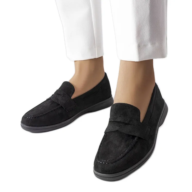 Ferragus black moccasins