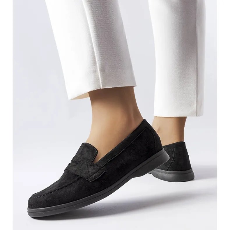 Ferragus black moccasins