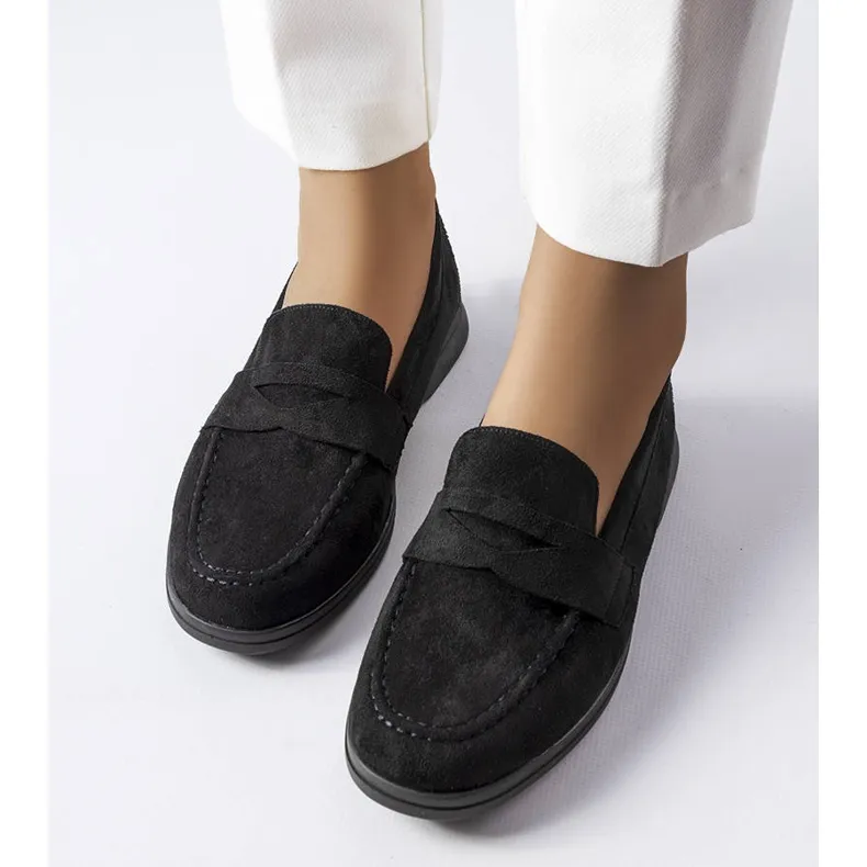 Ferragus black moccasins