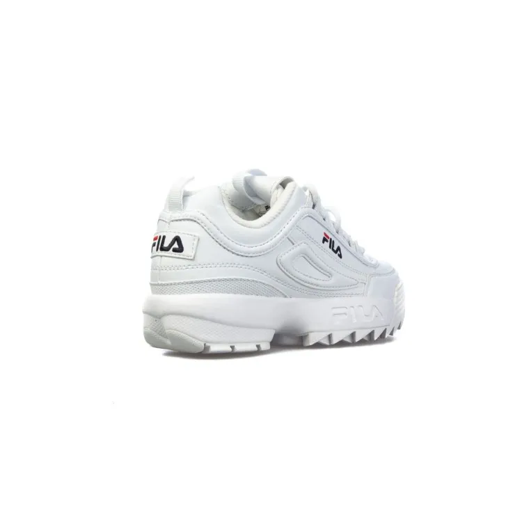 White Velcro Kids Sneakers by FILA