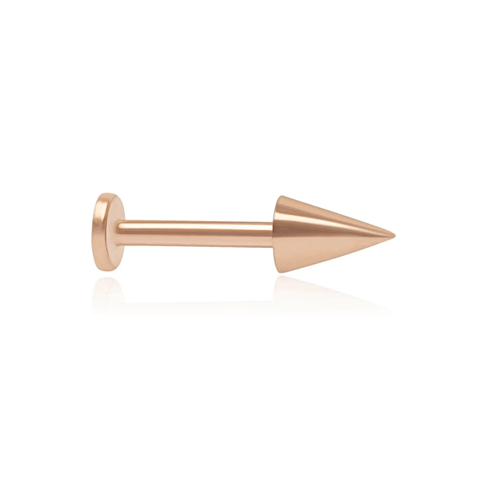 Flat Spike Stud Earrings