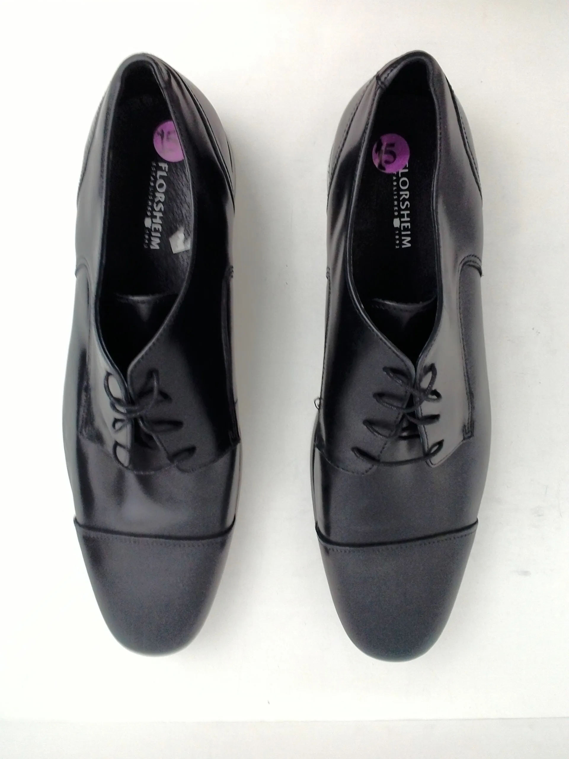 Florsheim Amelio Black Leather Oxfords Size 15M - Men's