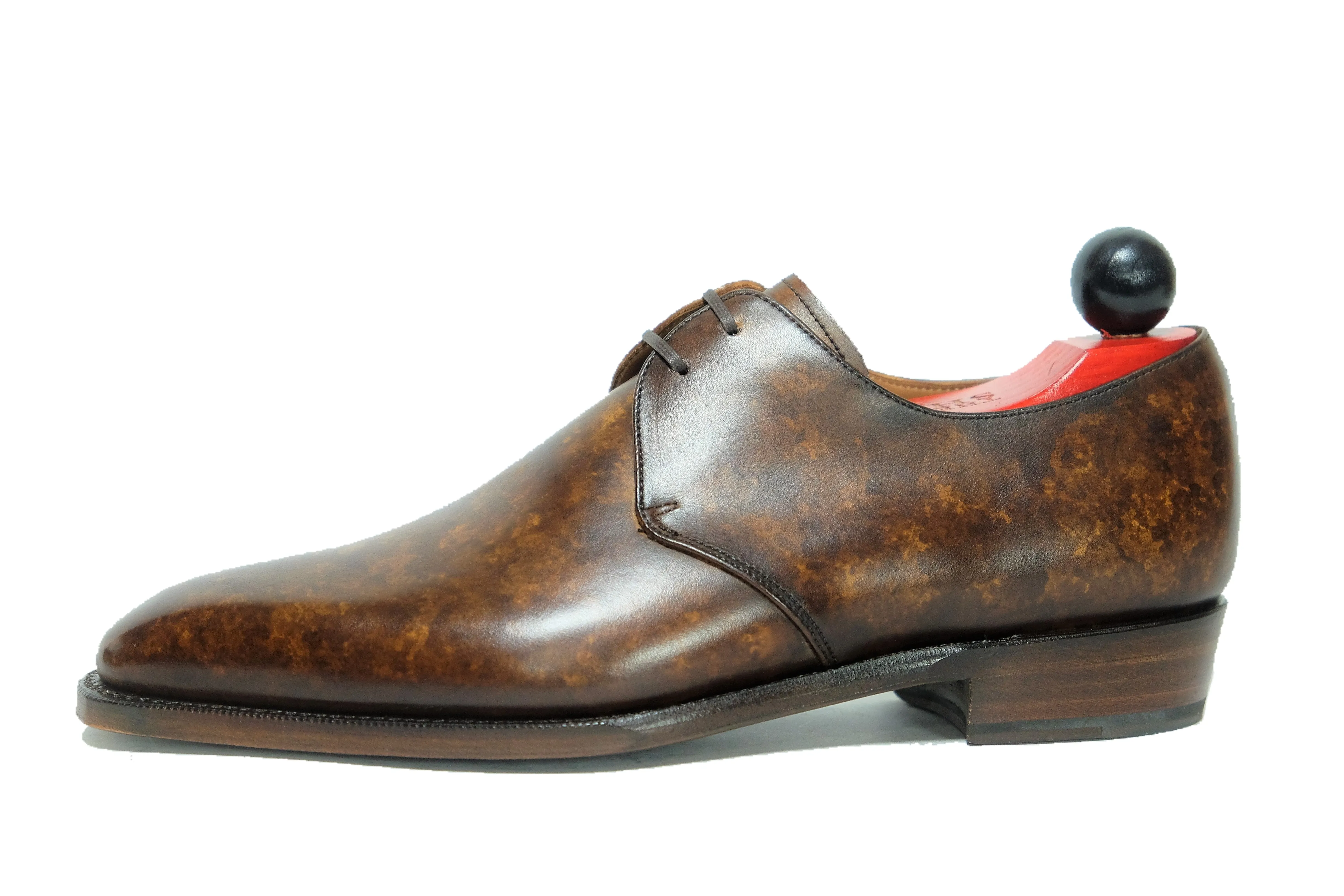 Fremont MTO Copper Marble Patina LPB Last Single Leather Sole