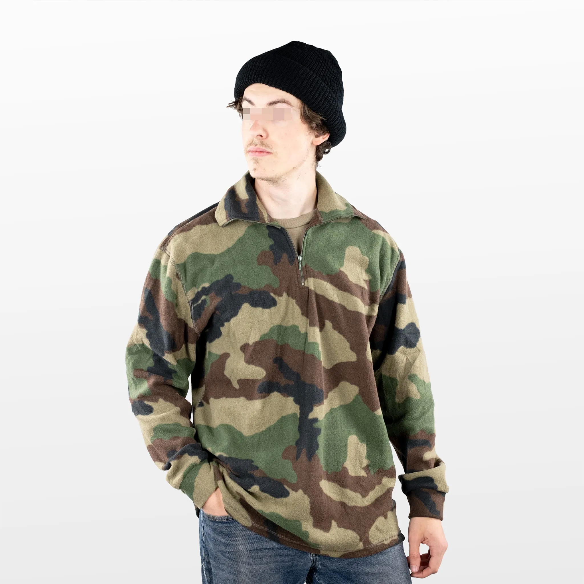 French CCE Camo Woodland Fleece Jacket