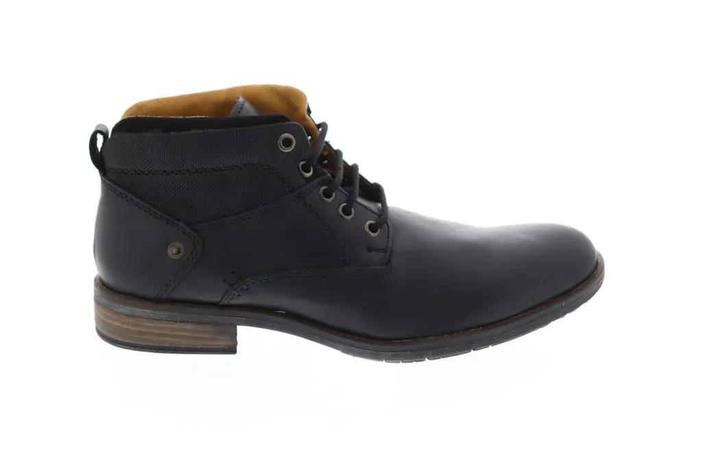 GBX Pinewood 577501 Black Leather Work Boots