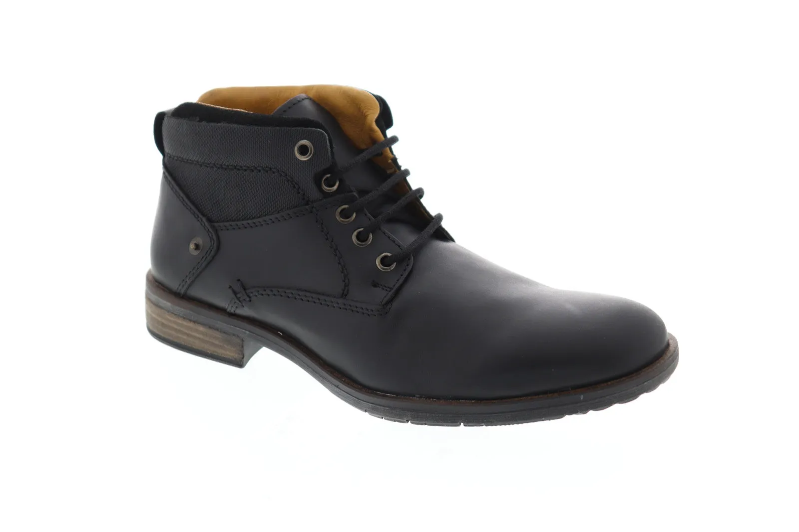 GBX Pinewood 577501 Black Leather Work Boots