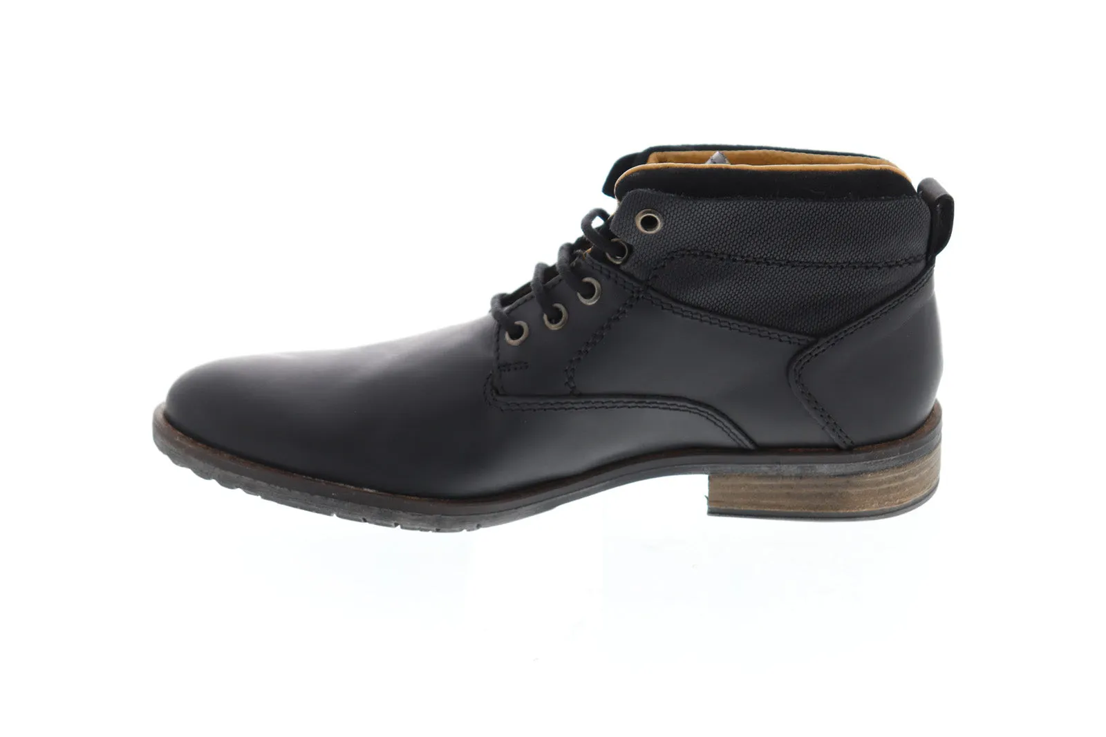 GBX Pinewood 577501 Black Leather Work Boots