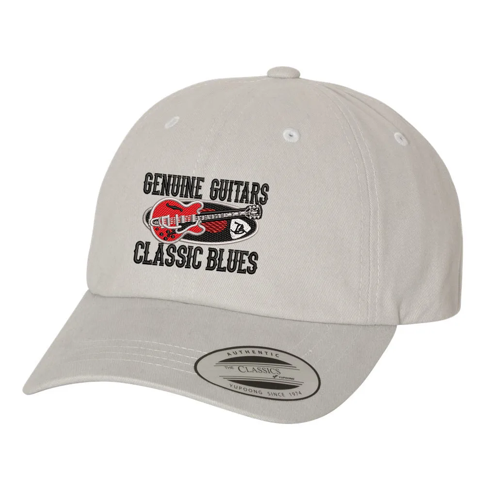 Genuine Guitars & Classic Blues Peached Twill Dad Hat