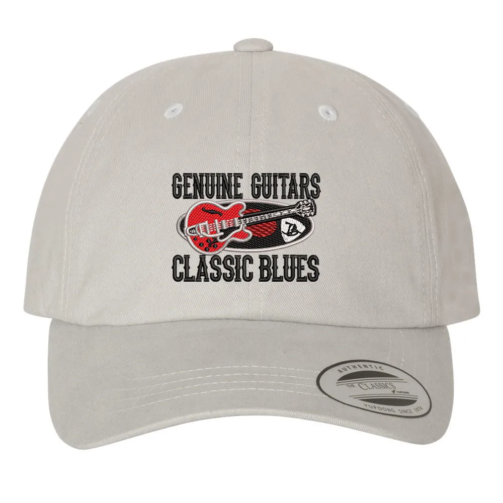 Genuine Guitars & Classic Blues Peached Twill Dad Hat