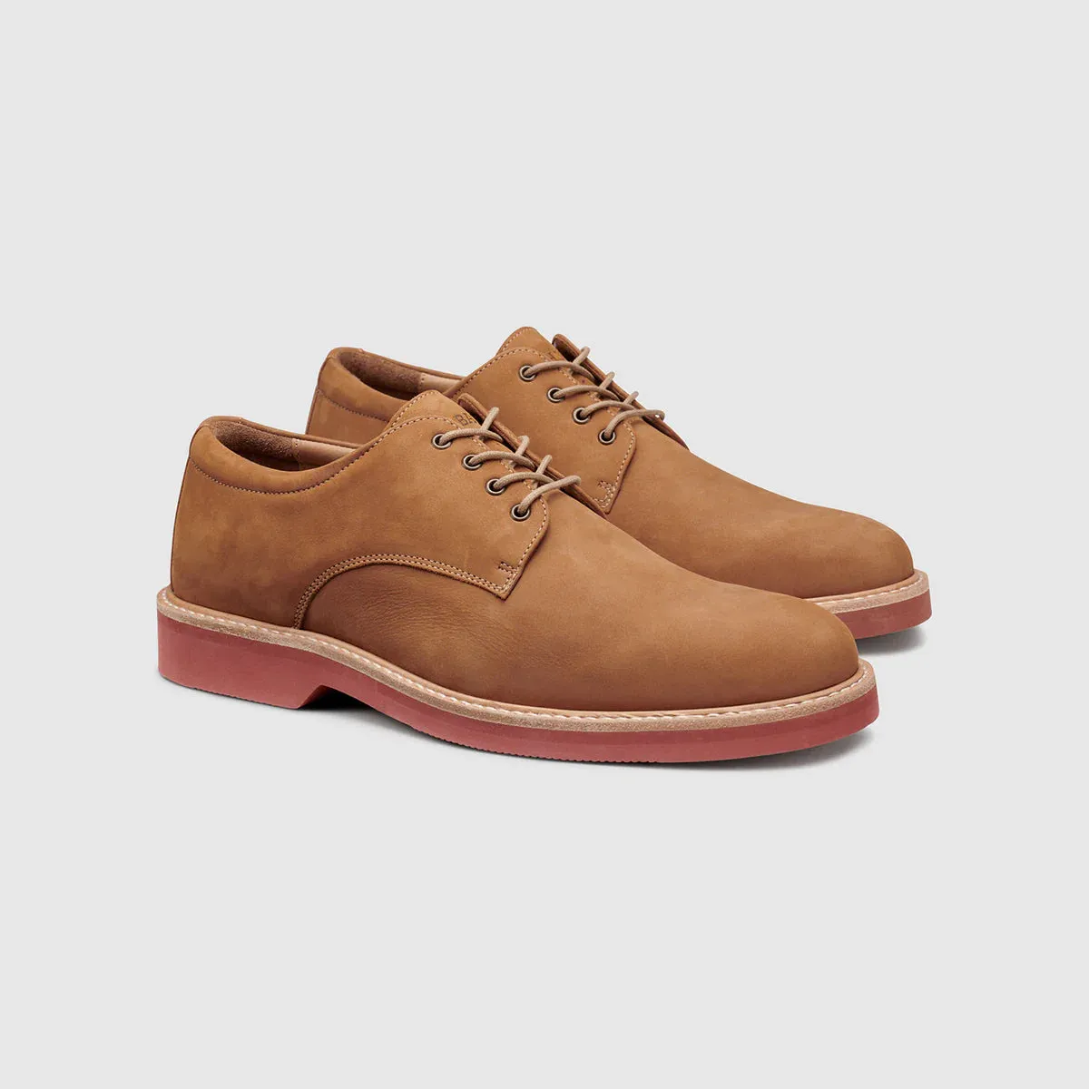 G.H. BASS PASADENA DERBY TAN SUEDE