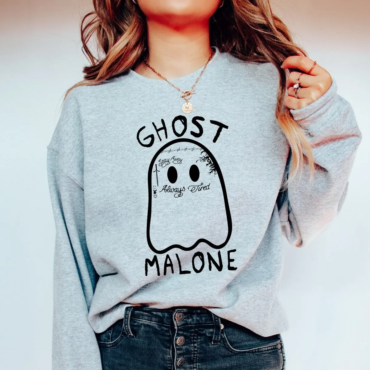 Ghostmalone Crew Sweatshirt