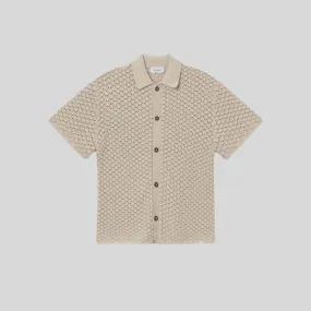 Gideon Knit Shirt (Ivory)