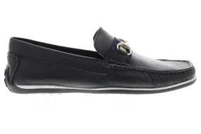 Giorgio Brutini Men's Black Leather Slip On Loafers - Tiller 479071