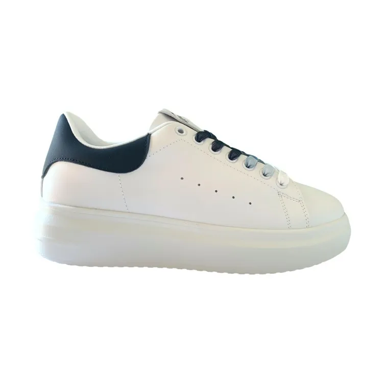 White Black Women's Sneakers by Gold & Gold GB810