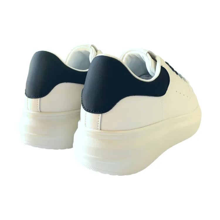 White Black Women's Sneakers by Gold & Gold GB810