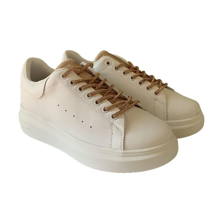 Champagne Sneakers Donna Scarpe by Gold & Gold