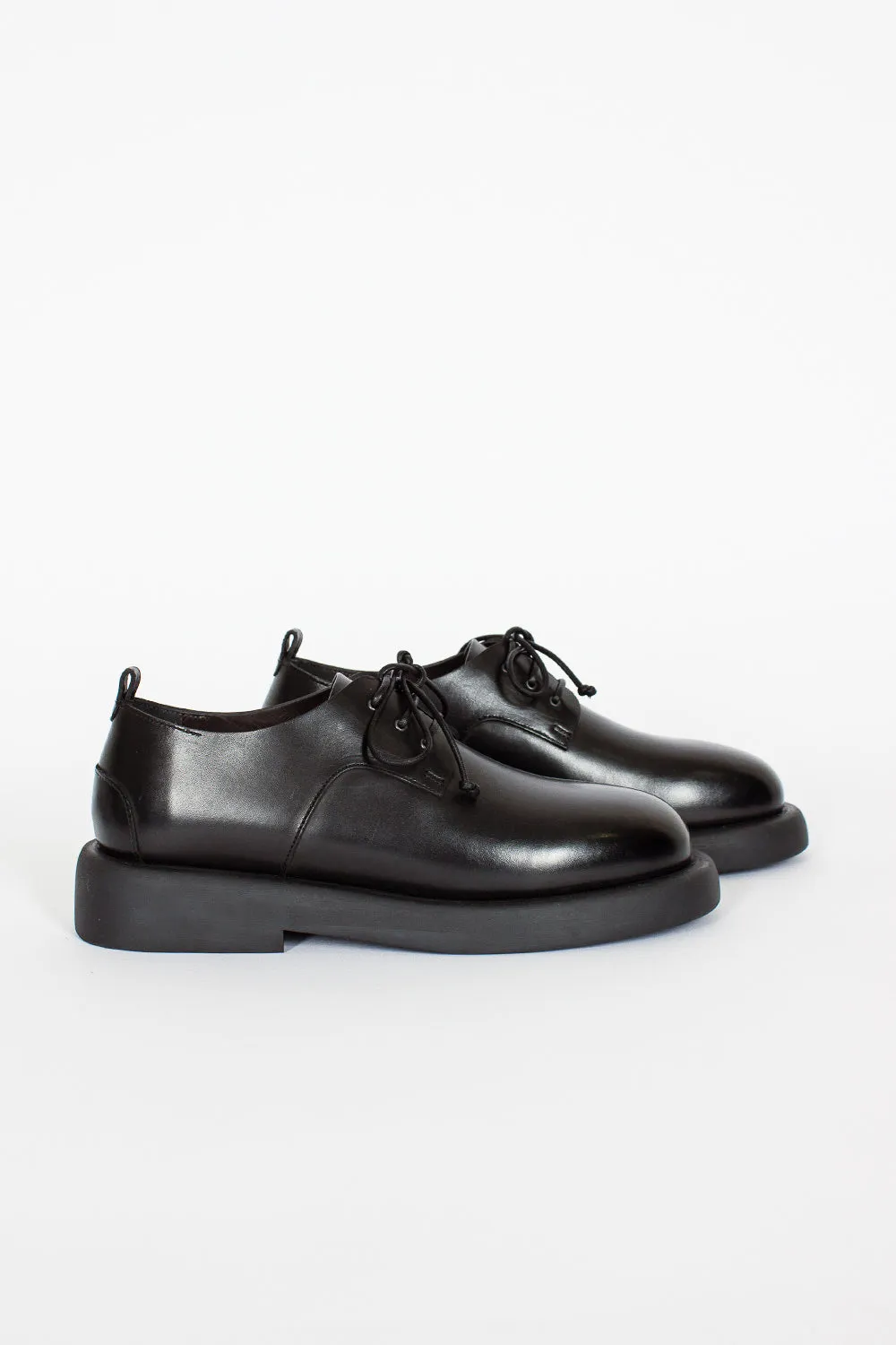 Black Gommello Derby Shoes