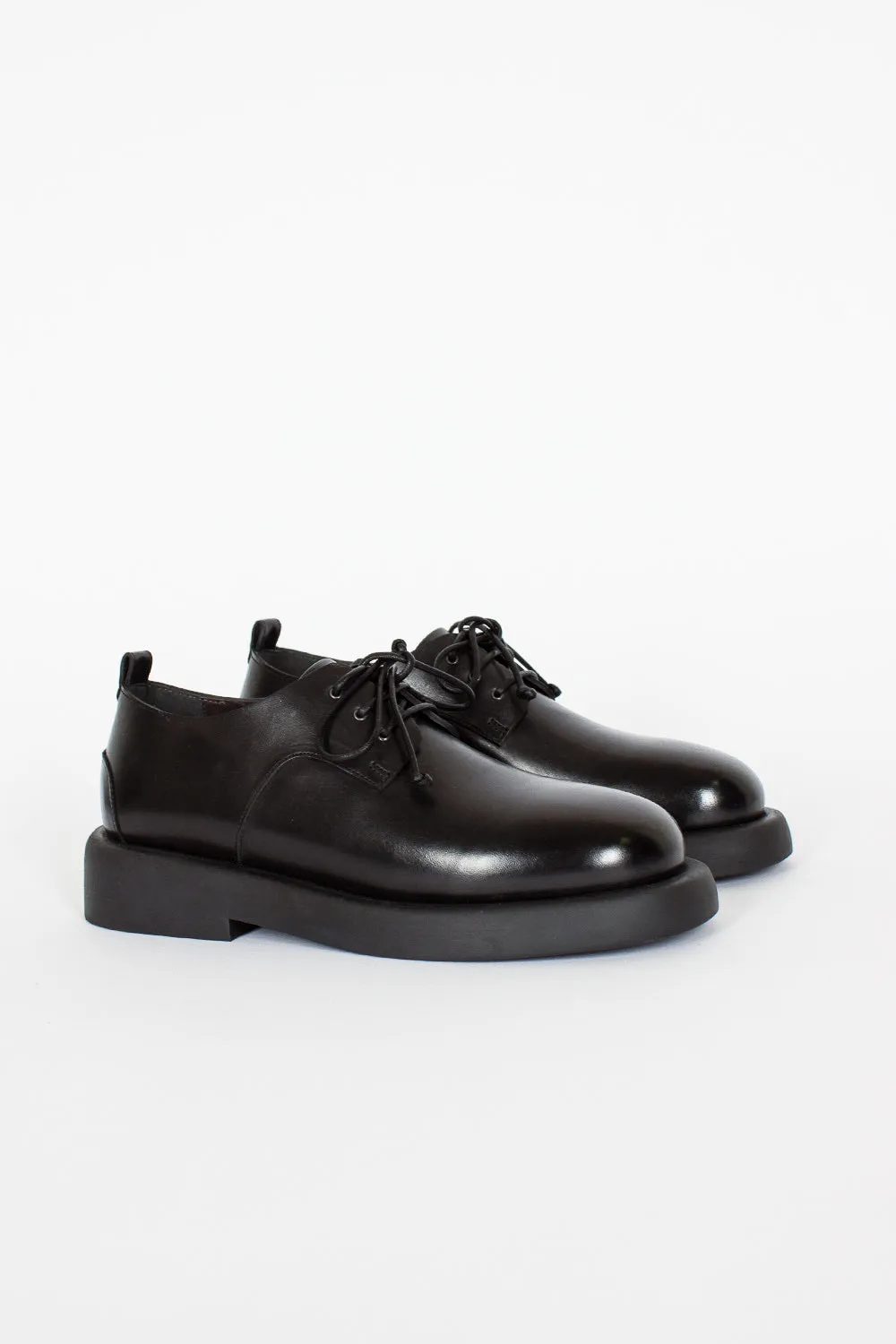 Black Gommello Derby Shoes