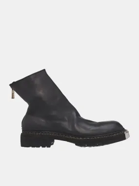 GR06V Back Zip Boots (GR06V-HORSE-FG-BLKT-BLACK)