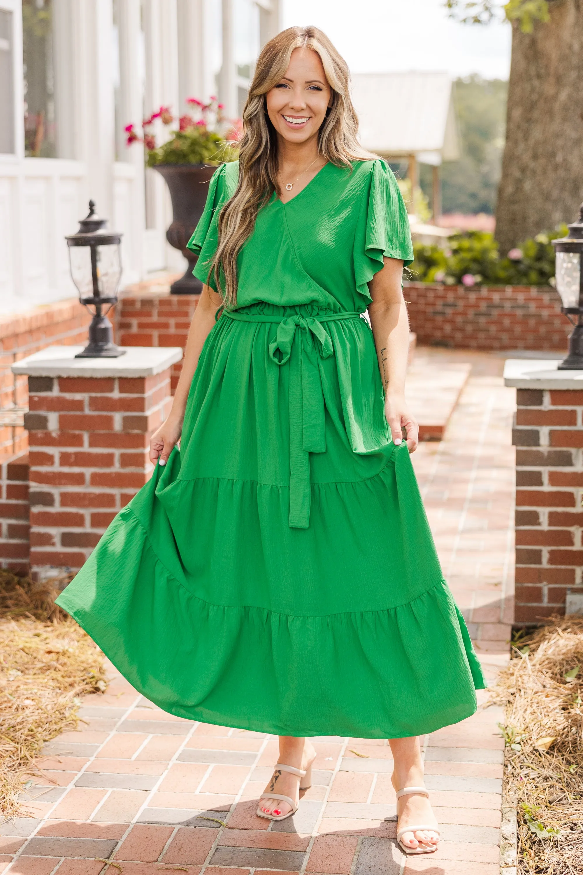 Green Forever In My Heart Dress