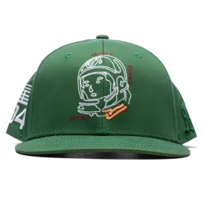 Green Garden Helmet Track Snapback Cap