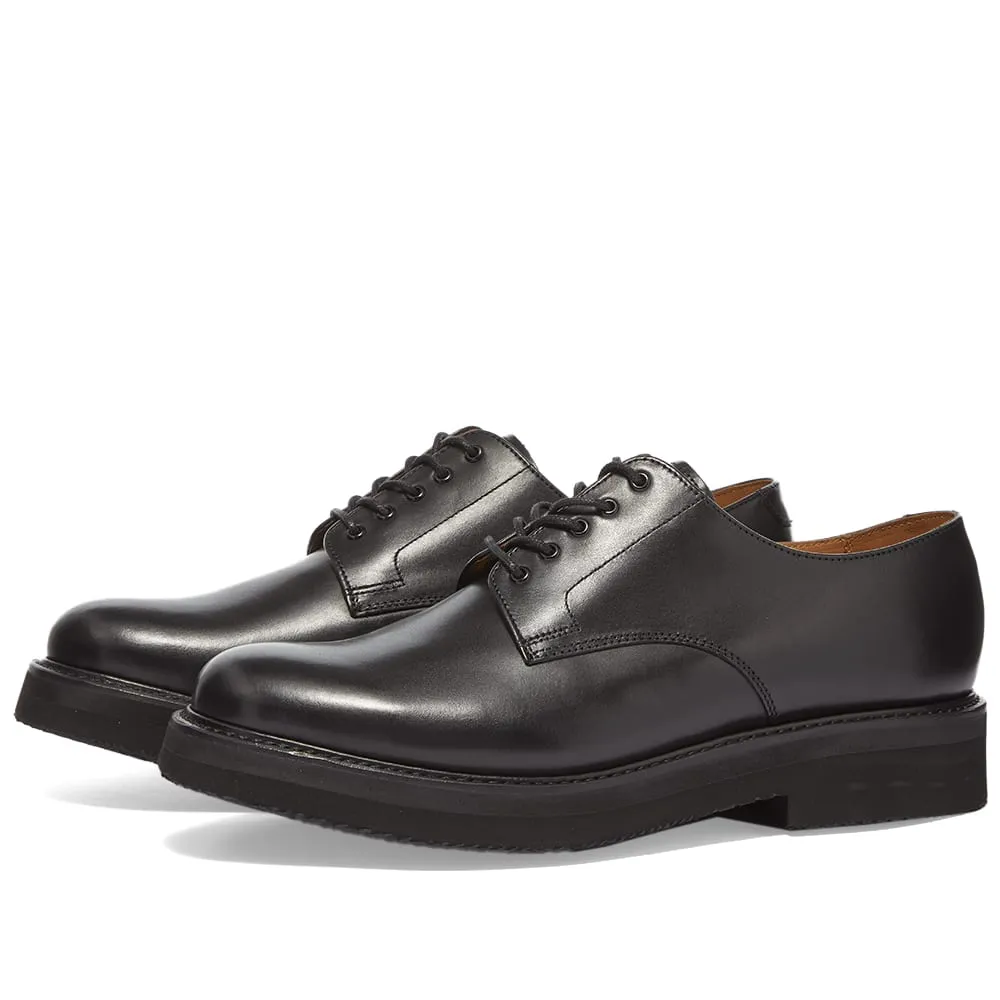 Grenson Men's Black Calf Leather Derby Shoe