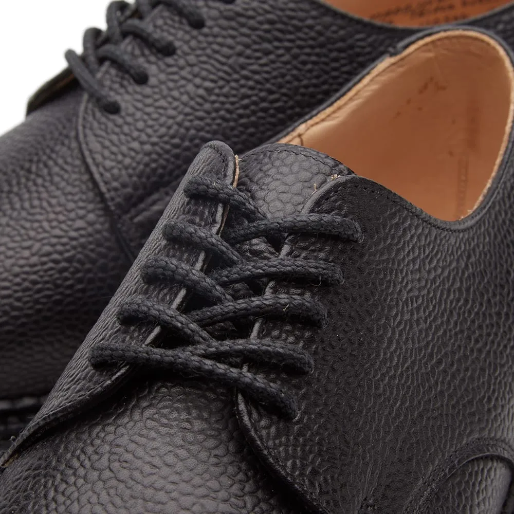 Grenson Nick Wooster collaboration NW2 Crepe Sole Derby Shoe in Black Grain