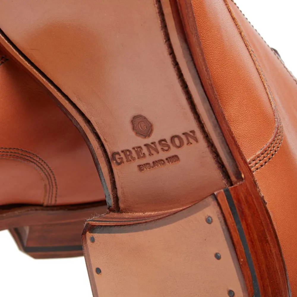 Grenson Rhys Derby Shoe in Cognac.