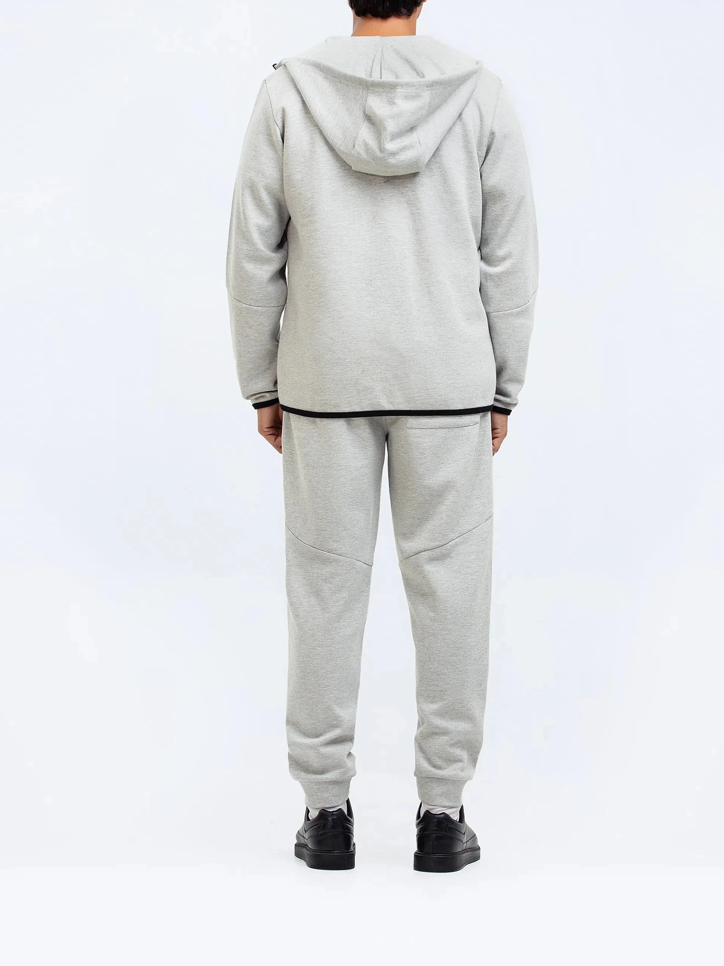 Grey Zipper Jacket | Tracksuit - FMTTKS24-015